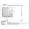 Ekena Millwork Helene EnduraWall Decorative 3D Wall Panel, White, 11 7/8"W x 11 7/8"H WP12X12HEWH - alternate 3